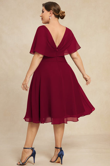 Robe Trapèze Vigne Bordeaux - gallery 7