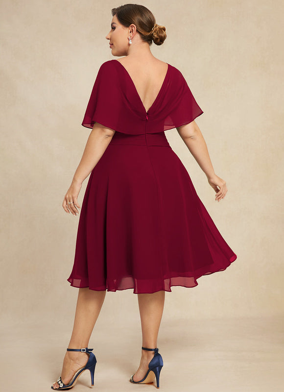 Robe Trapèze Vigne Bordeaux - gallery 7