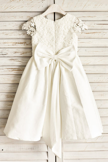 Robe Trapèze Satin Vert Poudré