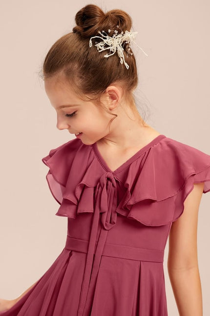Robe Trapèze Mousseline Sable - gallery 2