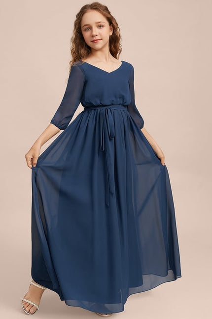 Robe Trapèze Vert Doux Éclat - gallery 4