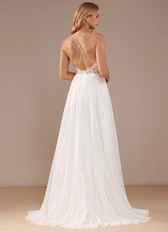 Robe Trapèze Élégance Perleuse - gallery 2