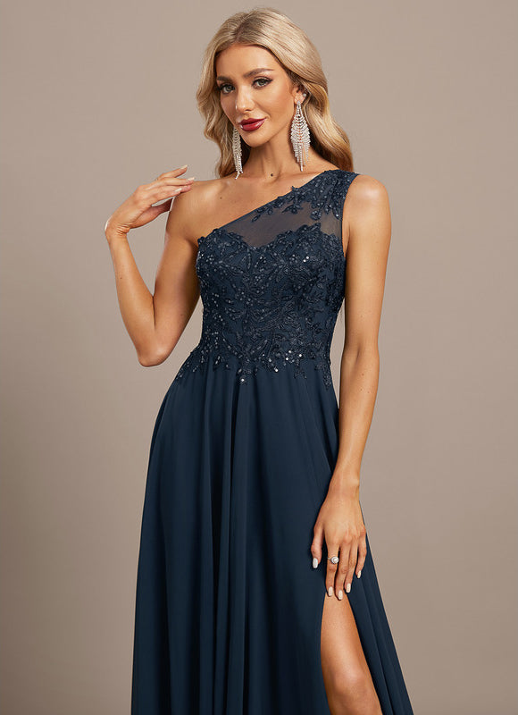 Robe Trapèze Silhouette Asymétrique Luxe - gallery 1