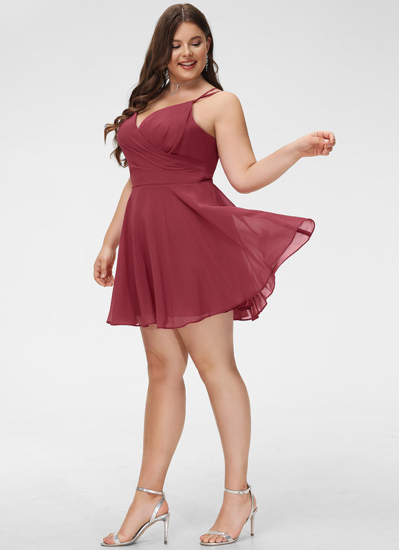 Robe Trapèze Éclats De Velvet Rose - gallery 8