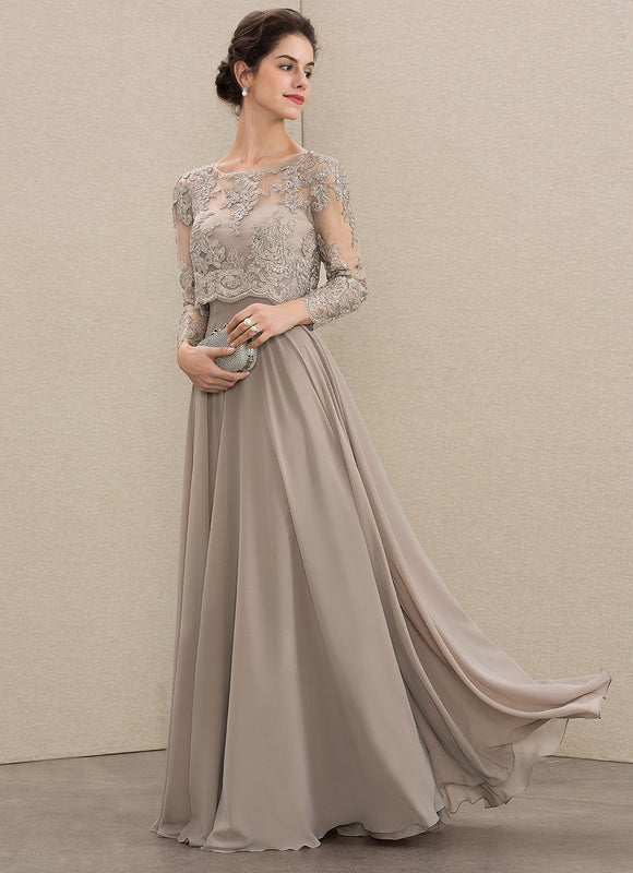 Robe Trapèze Longue Violetée - gallery 5