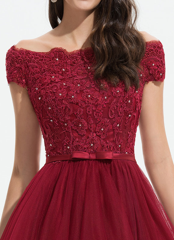 Robe Trapèze Rouge Envolée - gallery 1
