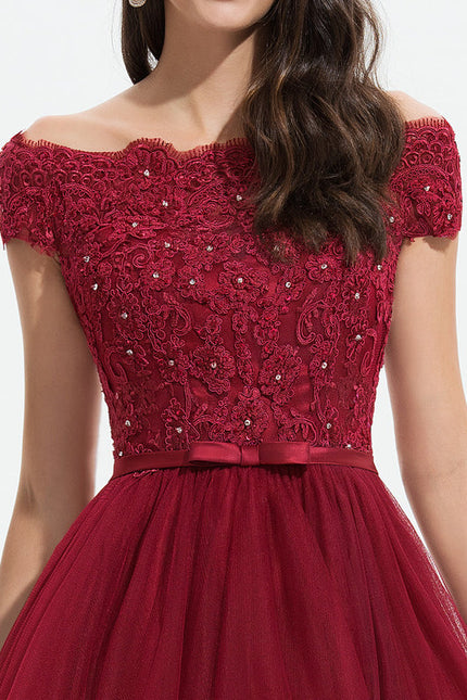 Robe Trapèze Rouge Envolée - gallery 1