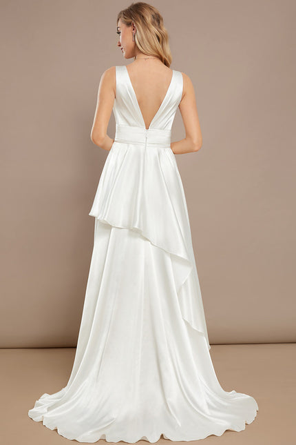 Robe Trapèze Brise Satinée - gallery 6