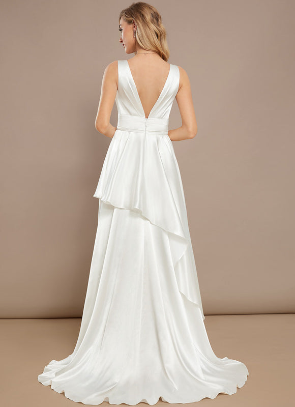 Robe Trapèze Brise Satinée - gallery 6