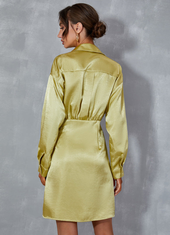 Robe Trapèze Lueur Zestée - gallery 3