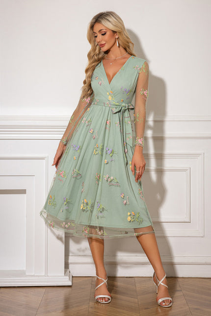 Robe Trapeze Fleurie