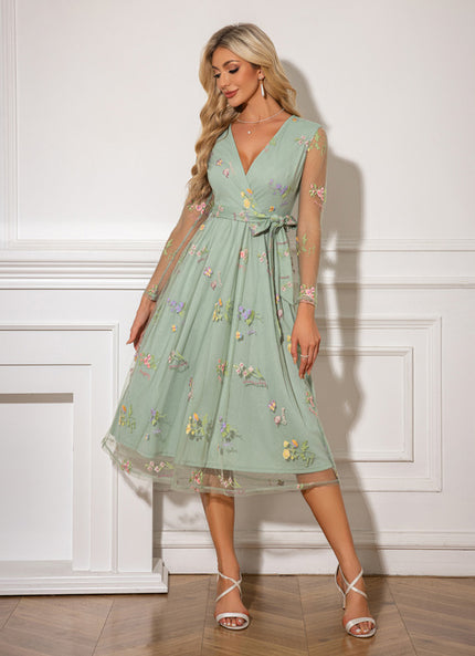 Robe Trapeze Fleurie