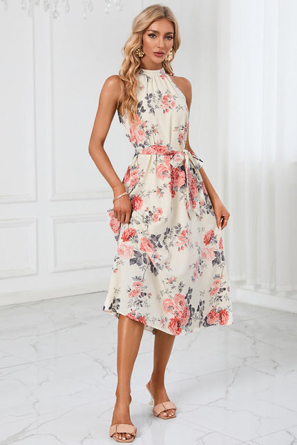 Robe Trapèze Élégance Tropicale - gallery 1