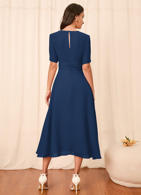 Robe Trapèze Noire Flottante - gallery 3