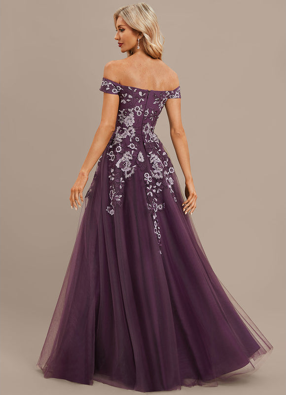 Robe Trapèze Satin Orchidée - gallery 5