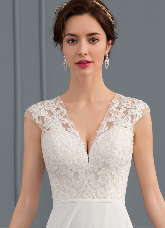 Robe Trapèze Éthérée Satinée - gallery 4