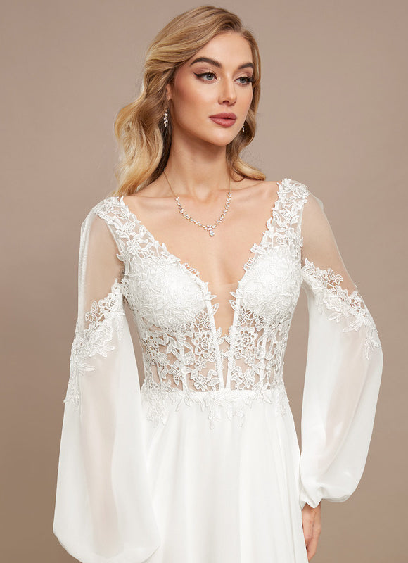 Robe Trapèze Éthérée Satinée - gallery 4