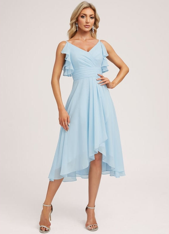 Robe Trapèze Fluide Asymétrique - gallery 5