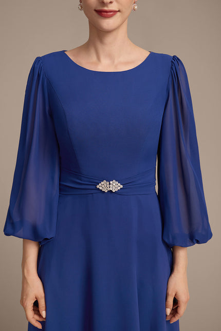 Robe Trapèze Chic Cristal Plissé - gallery 7