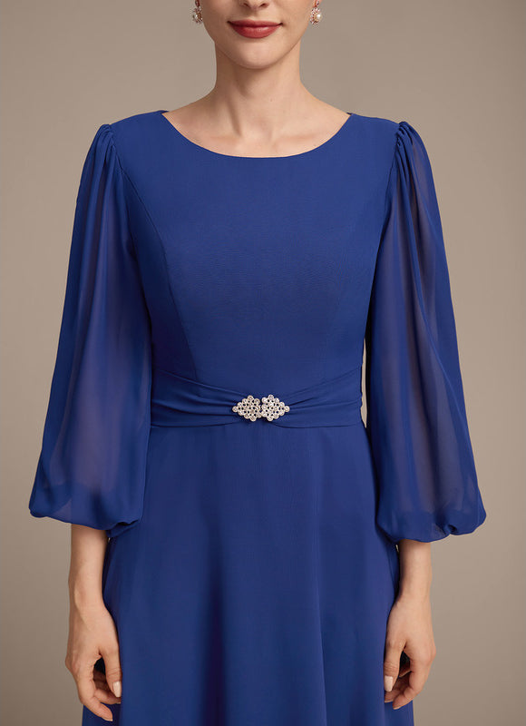 Robe Trapèze Chic Cristal Plissé - gallery 7