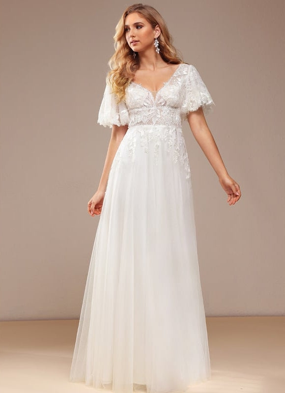 Robe Trapèze Luxe Évanescent - gallery 3