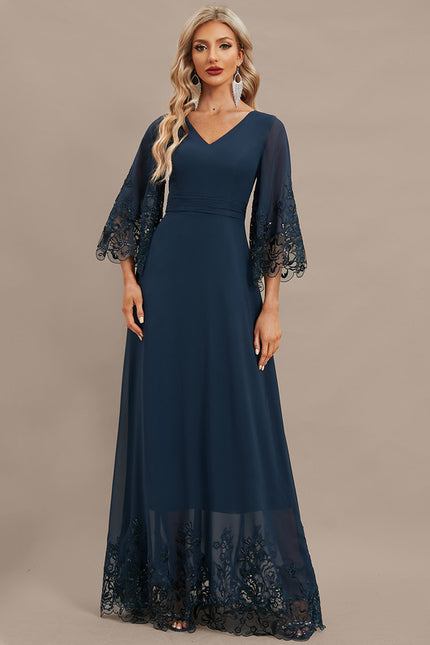 Robe Trapèze Lueur Azurienne