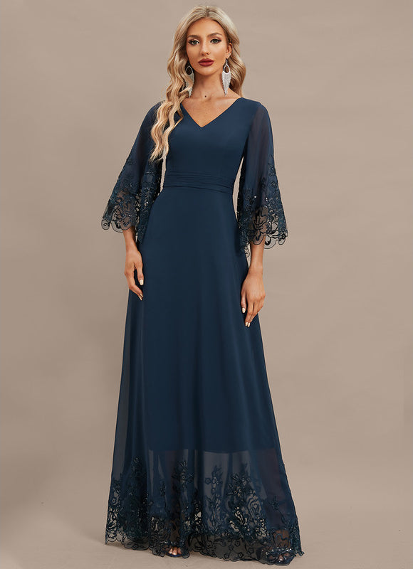 Robe Trapèze Lueur Azurienne