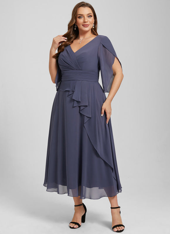 Robe Trapèze Vaporeuse Sereine - gallery 8