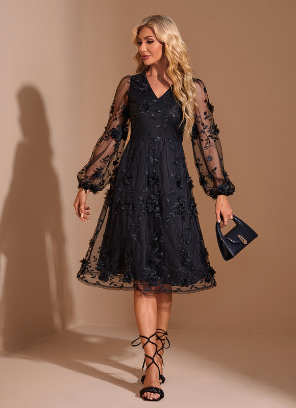 Robe Trapeze Col V - gallery 4