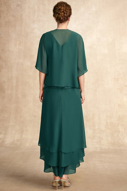 Robe Trapèze Élegante Flottante - gallery 4