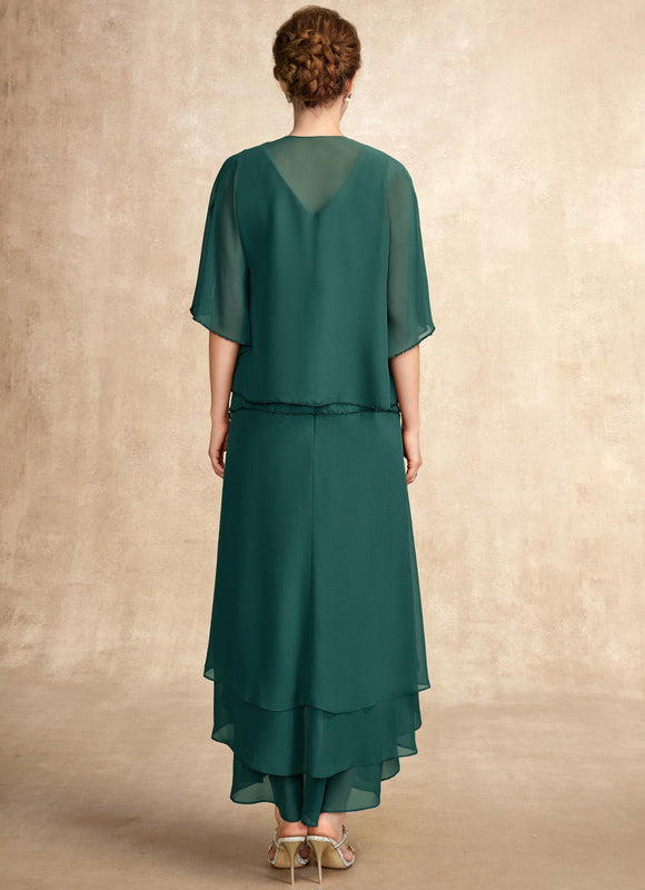 Robe Trapèze Élegante Flottante - gallery 4