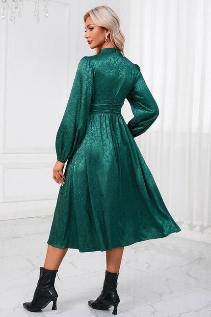 Robe Trapèze Émeraude Légère