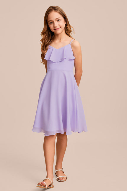 Robe Trapèze Éclat De Mousseline - gallery 4