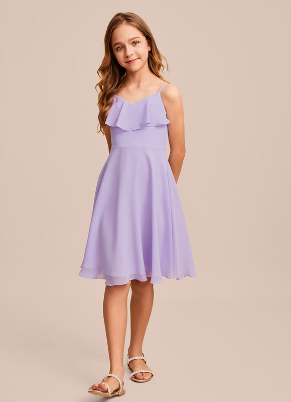 Robe Trapèze Éclat De Mousseline - gallery 4