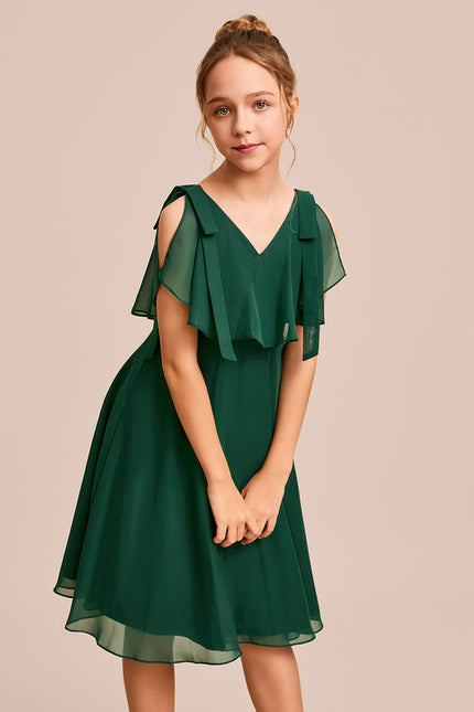 Robe Trapèze Éclat De Mousseline - gallery 3