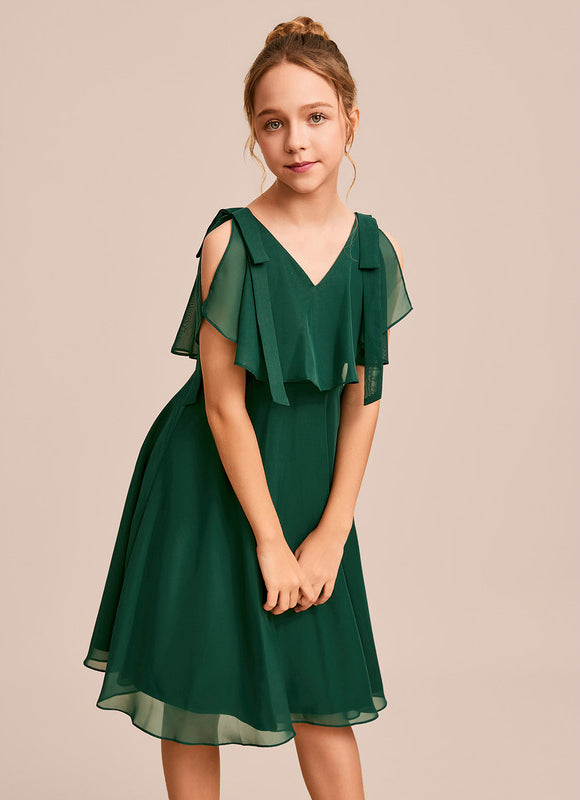 Robe Trapèze Éclat De Mousseline - gallery 3