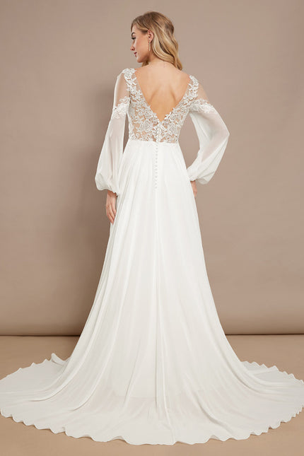 Robe Trapèze Éthérée Satinée - gallery 6
