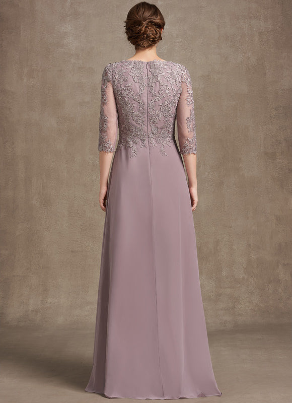 Robe Trapèze Élegante Lavande - gallery 2