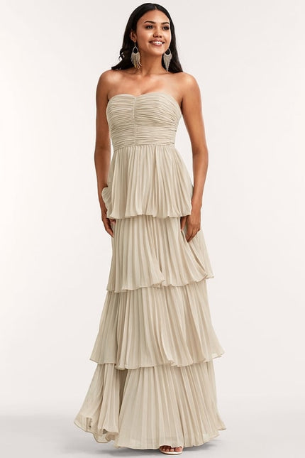 Robe Trapèze Élégance Sable