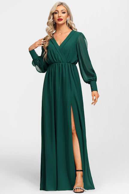 Robe Trapèze Élégante Mousseline - gallery 3
