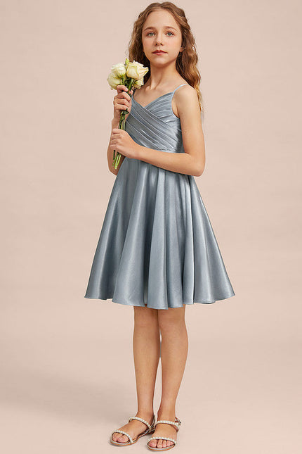Robe Trapèze Satinée Junior