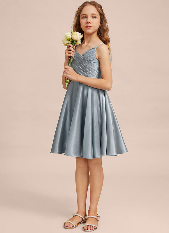 Robe Trapèze Satinée Junior