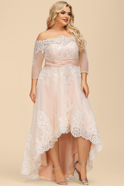 Robe Trapèze Lueur De Rubis Céleste - gallery 8