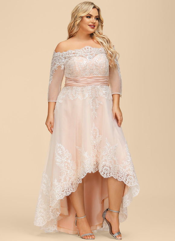 Robe Trapèze Lueur De Rubis Céleste - gallery 8