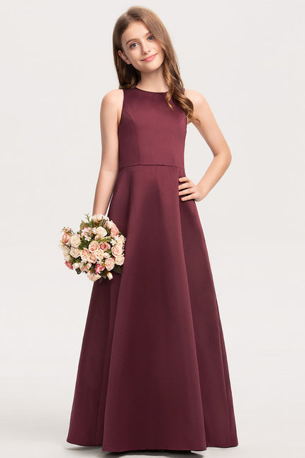 Robe Trapèze Émeraude Satinée - gallery 2