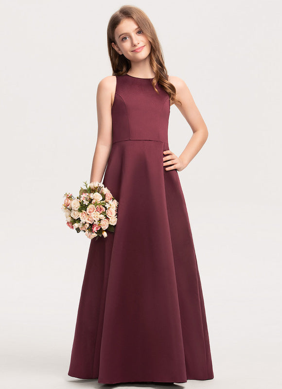 Robe Trapèze Émeraude Satinée - gallery 2