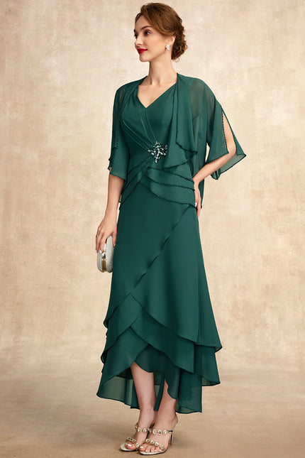 Robe Trapèze Élegante Flottante - gallery 6