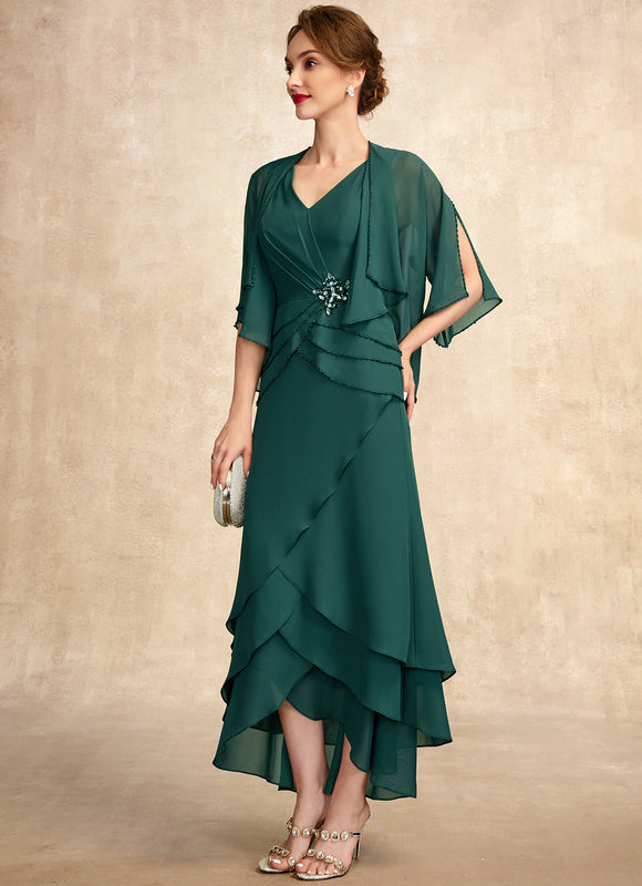 Robe Trapèze Élegante Flottante - gallery 6