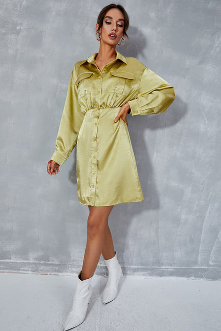 Robe Trapèze Lueur Zestée - gallery 2