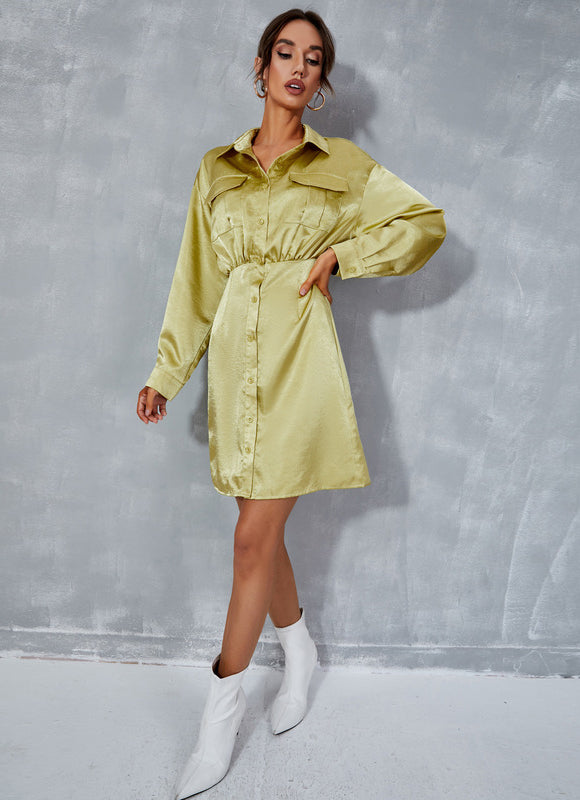 Robe Trapèze Lueur Zestée - gallery 2